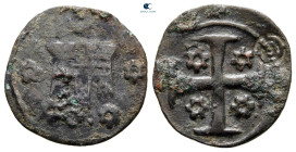 Crusaders. Chios. Maona Society AD 1347-1385. Denaro Ae
