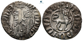 Cilician Armenia. Sis. Hetoum I, with Zabel AD 1226-1270. Tram AR