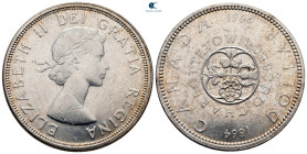 Canada.  AD 1864-1964. 1 Dollar
