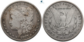 USA.  AD 1887. 1 Dollar