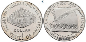 USA.  AD 1987. 1 Dollar