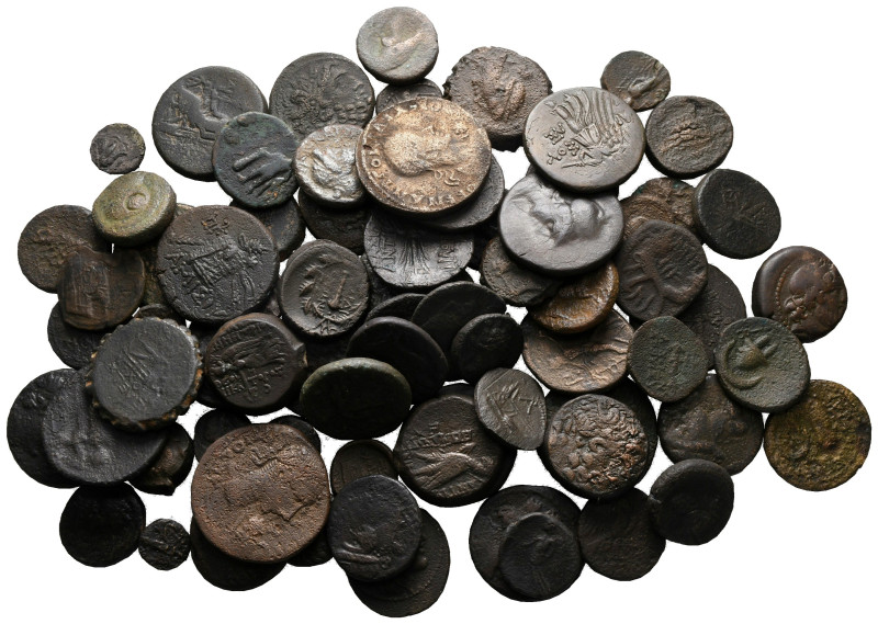Lot of ca. 85 greek bronze coins / SOLD AS SEEN, NO RETURN!

very fine
