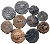 Lot of ca. 10 roman provincial bronze coins / SOLD AS SEEN, NO RETURN!
very fine