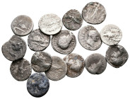 Lot of ca. 16 roman silver coins / SOLD AS SEEN, NO RETURN!fine