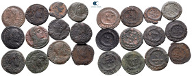 Lot of ca. 12 late roman bronze coins / SOLD AS SEEN, NO RETURN!
very fine
