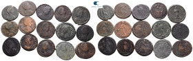 Lot of ca. 15 late roman bronze coins / SOLD AS SEEN, NO RETURN!very fine