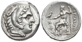 Greek
KINGS OF MACEDON. Alexander III 'the Great' (336-323 BC). Amphipolis
AR Tetradrachm (28.09mm 16.91g)
Obv: Head of Herakles right, wearing lio...