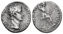 Roman Imperial
Tiberius (14-37 AD). "Tribute Penny" type. Lugdunum.
AR Denarius (16.9mm 3.66g)
Obv: TI CAESAR DIVI AVG F AVGVSTVS. Laureate head ri...