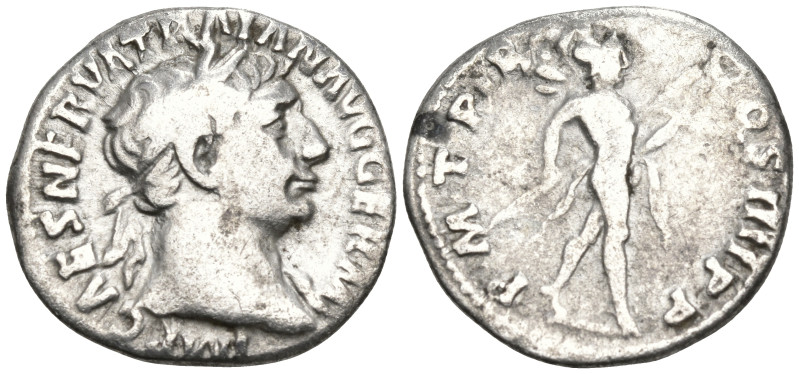 Roman Imperial
Trajan (98-117 AD). Rome.
AR Denarius (18.3mm 3.13g)
Obv: IMP ...