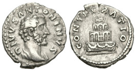 Roman Imperial
Divus Antoninus Pius (Died 161 AD). Rome. Struck under Marcus Aurelius.
AR Denarius (19.2mm 3.31g)
Obv: DIVVS ANTONINVS. Bareheaded ...