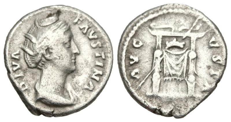 Roman Imperial Coins
Diva Faustina I (Died 140/1 AD). Rome. Struck under Antoni...