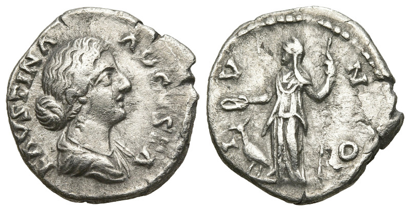 Roman Imperial
Faustina II (147-175 AD). Rome
AR Denarius (18.85mm 3.12g)
Obv...