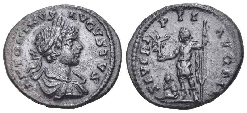 Roman Imperial
Caracalla (198-217 AD). Rome
AR Denarius (20.62mm 3.09g)
Obv: ...