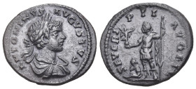 Roman Imperial
Caracalla (198-217 AD). Rome
AR Denarius (20.62mm 3.09g)
Obv: ANTONINVS AVGVSTVS. Laureate, draped and cuirassed bust right
Rev: SE...