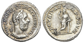 Roman Imperial
Macrius (217-218 AD). Rome
AR Denarius (20.17mm 2.95g)
Obv: IMP C M OPEL SEV MACRINVS AVG. Laureate and cuirassed bust right.
Rev: ...