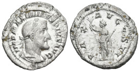 Roman Imperial
Maximinus I Thrax (235-238 AD). Rome
AR Denarius (21.04mm 2.86g)
Obv: IMP MAXIMINVS PIVS AVG, laureate, draped and cuirassed bust to...