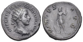Roman Imperial
Gordian III (238-244 AD). Rome
I AR Antoninianus (22.67mm 4.51g)
Obv: IMP CAES M ANT GORDIANVS AVG, radiate, draped and cuirassed bu...