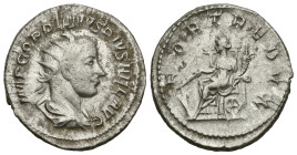 Roman Imperial
Gordian III (238-244 AD). Antiochia
AR Antoninianus (22.4mm 3.7g)
Obv: IMP GORDIANVS PIVS FEL AVG Radiate and cuirassed bust of Gord...