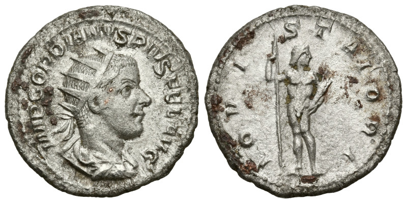 Roman Imperial
Gordian III (238-244 AD). Rome
AR Antoninianus (23.3mm 4g)
Obv...