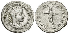 Roman Imperial
Gordian III (238-244 AD). Rome
AR Antoninianus (23.4mm 5.08g)
Obv: IMP GORDIANVS PIVS FEL AVG, radiate, draped and cuirassed bust to...