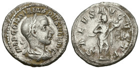 Roman Imperial
Gordian III (238 - 244 AD). Rome
AR Denarius (20.3mm 2.89g)
Obv: IMP GORDIANVS PIVS FEL AVG, Laureate, draped and cuirassed bust of ...