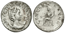 Roman Imperial
Otacilia Severa (244-249 AD). Rome
AR Antoninianus (22.7mm 4.04g)
Obv: OTACIL SEVERA AVG. Diademed and draped bust of Otacilla Sever...