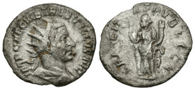 Roman Imperial
Volusian (251-253 AD). Rome
AR Antoninianus (20.2mm 2.46g)
Obv: IMP C C VIB VOLVSIANVS AVG, radiate, draped, and cuirassed bust righ...