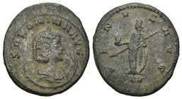 Roman Imperial
Salonina. Augusta (254-268 AD). Antioch
AE Antoninianus (20.3mm 3.37g)
Obv: SALONINA AVG, diademed and draped bust right, set on cre...