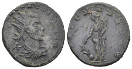 Roman Imperial
Claudius II Gothicus (268-270 AD). Kyzikos
AE Antoninianus (20.2mm 3.35g)
Obv: IMP CLAVDIVS P F AVG, radiate, draped and cuirassed b...