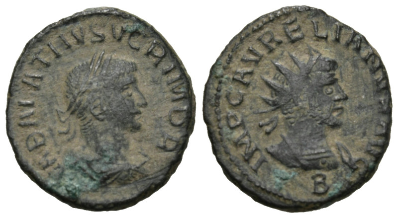 Roman Imperial
Aurelian with Vabalathus (270-275 AD).Antioch
AE Antoninianus (...
