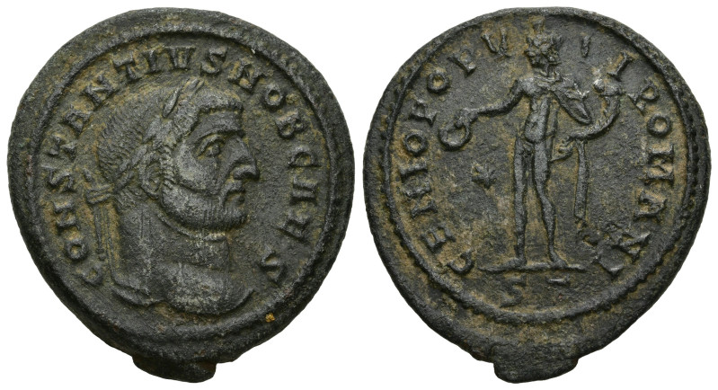 Roman Imperial
Constantius I, Caesar (293-305 AD). Ticinum.
AE Follis (26.2mm ...