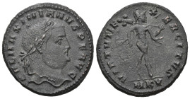 Roman Imperial
Galerius Maximianus (305-311 AD). Kyzikos
AE Follis (25.1mm 7.34g)
Obv: GAL MAXIMIANVS P F AVG. Laureate head right.
Rev: VIRTVTI E...
