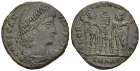 Roman Imperial
Constantine I 'the Great' (306-337 AD). Antioch
AE Follis (15.7mm 1.47g)
Obv: CONSTANTINVS AVG, laureate, draped, and cuirassed bust...