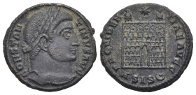 Roman Imperial
Constantine I 'the Great'. (328-329 AD). Siscia
AE Follis (18.83mm 2.6g)
Obv: CONSTANTINVS AVG, laureate head to right
Rev: PROVIDE...