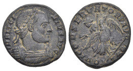 Roman Imperial
Licinius I (308-324 AD). Arelate
AE Follis (17.21mm 3.1g)
Obv: IMP LICI-NIVS AVG Laureate and cuirassed bust of Licinius I to right....