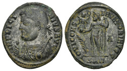 Roman Imperial
Licinius I (308-324 AD). Nicomedia
AE Silvered Follis (19mm 2.22)
Obv: IMP LICINIVS AVG Laureate and draped bust of Licinius I to le...