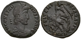 Roman Imperial
Constantius II (337-361 AD). Heraclea
AE Centenionalis (18.2mm 2.55g)
Obv: D N CONSTANTIVS P F AVG Pearl-diademed, draped and cuiras...