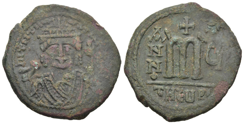 Byzantine
Maurice Tiberius (582-602 AD). Theoupolis (Antioch)
AE Follis (32.6m...