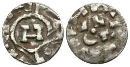 World
ITALY. Lucca. Heinrich III-V (1039-1125 AD).
AR Denaro (16.47mm 0.97g)
Obv: + IHPERΛTOR. Large H.
Rev: + EИRICVS / LVCA. Legend.
Biaggi 105...