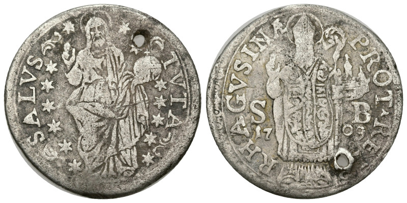 World
CROATIA. Ragusa (Dubrovnik). Republic (1358-1808 AD). Perpero (1709 - SB)...