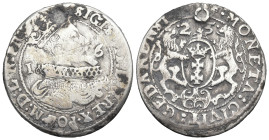 World
POLAND. Sigismund III Vasa (1587-1632).
Ort (1625). Gdansk (Danzig) (29.39mm 6.07g)
Obv: SIGIS III D G REX POL M D L R P. Crowned and armored...