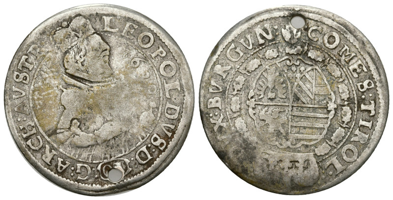 World
AUSTRIA. Leopold V, Archduke (1619-1632 AD).
10 Kreuzer (1629) (29.07mm ...