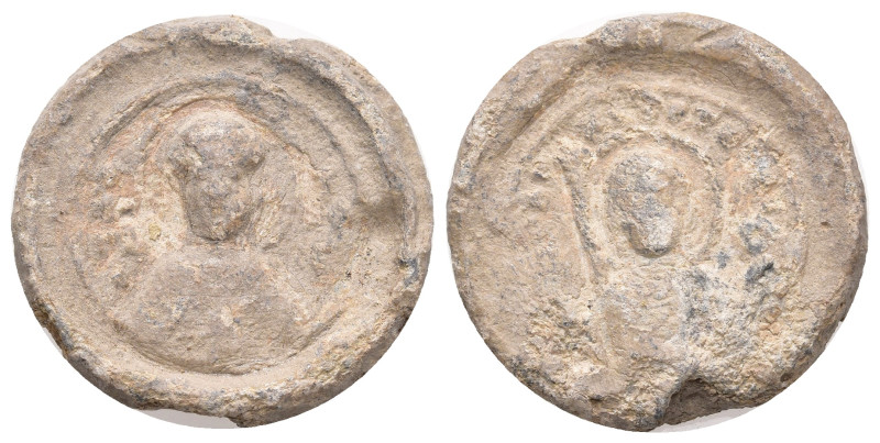 Seal
Byzantine Lead Seal
(6.69g 21.79mm diameter)