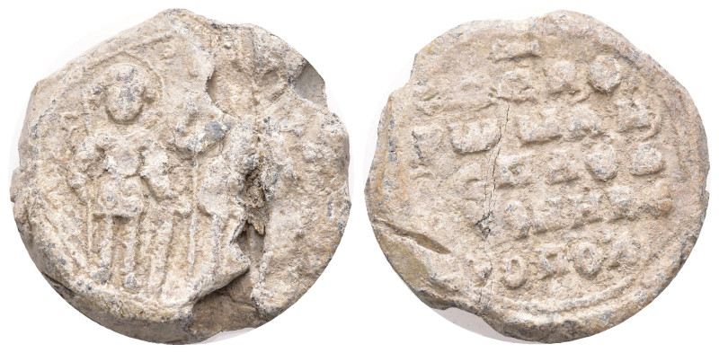 Seal
Byzantine Lead Seal
(10.3g 23.19mm diameter)