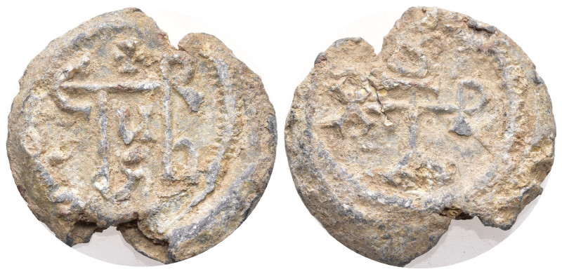 Seal
Byzantine Lead Seal
(13.7g 26.06mm diameter)