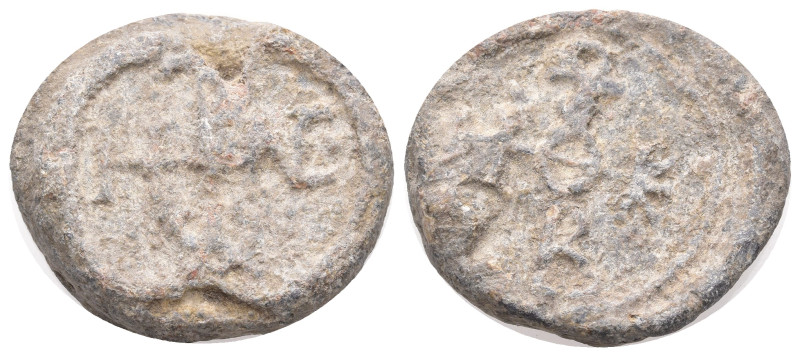 Seal
Byzantine Lead Seal
(12g 23.3mm diameter)