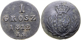 Księstwo Warszawskie, Grosz 1812 IB, Warszawa.