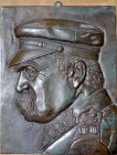 Plakieta nieznanego autorstwa z 1935 roku, poświęcona Józefowi Piłsudskiemu.