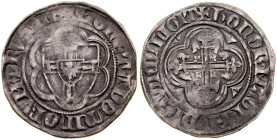 Winrych von Kniprode 1351-1382, Półskojec, Av.: Tarcza wielkiego mistrza, Rv.: Tarcza krzyżacka, Toruń.