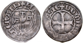 Winrych von Kniprode 1351-1382, Kwartnik, Av.: Tarcza krzyżacka, Rv.: Krzyż prosty, Toruń.
